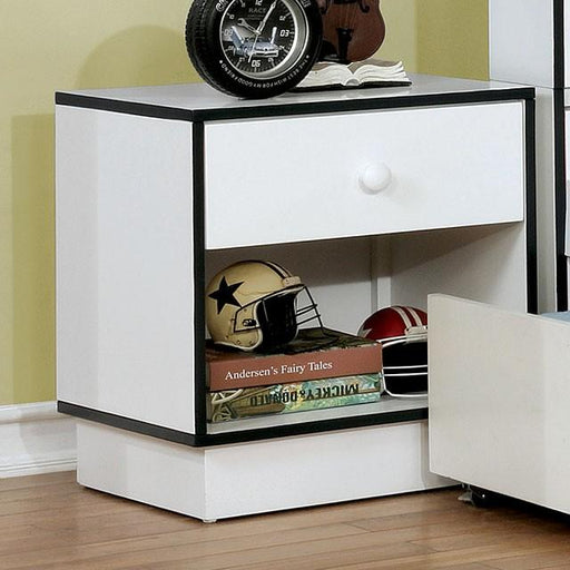 Bobbi Night Stand Blue - The Mattress Center (Fresno,CA)