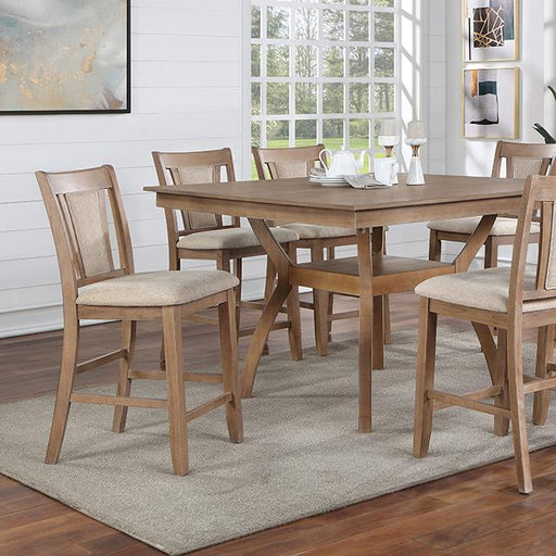 UPMINSTER Counter Ht. Table, Natural Tone - The Mattress Center (Fresno,CA)