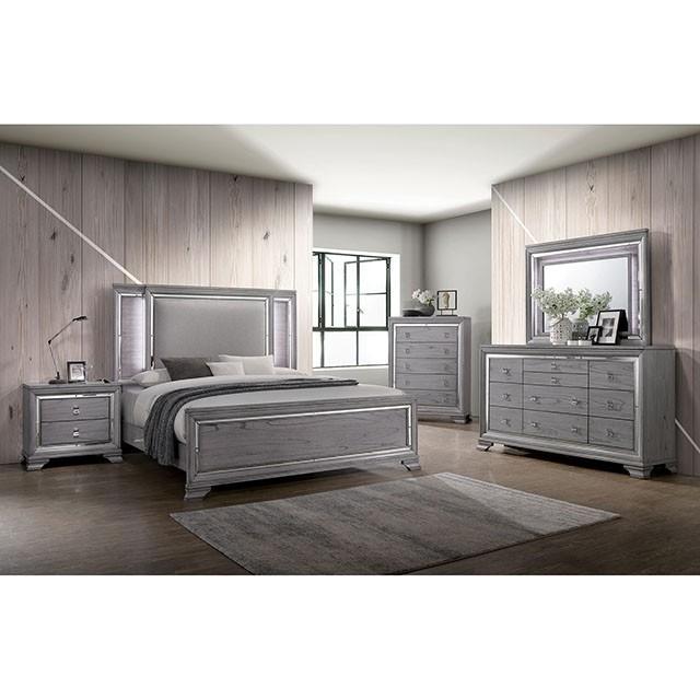 Alanis Light Gray Mirror - The Mattress Center (Fresno,CA)