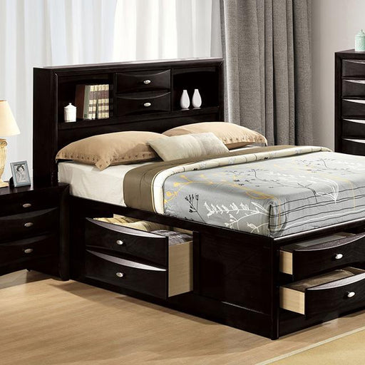 Zosimo Bed Black, Chrome, & Grey - The Mattress Center (Fresno,CA)