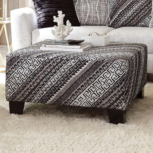 EIMEAR Ottoman, Off-white/Black - The Mattress Center (Fresno,CA)