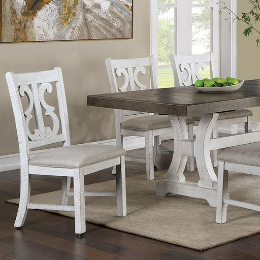 AULETTA Dining Table, Gray - The Mattress Center (Fresno,CA)