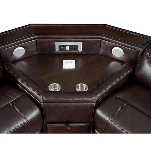 Glasgow Sectional Brown - The Mattress Center (Fresno,CA)