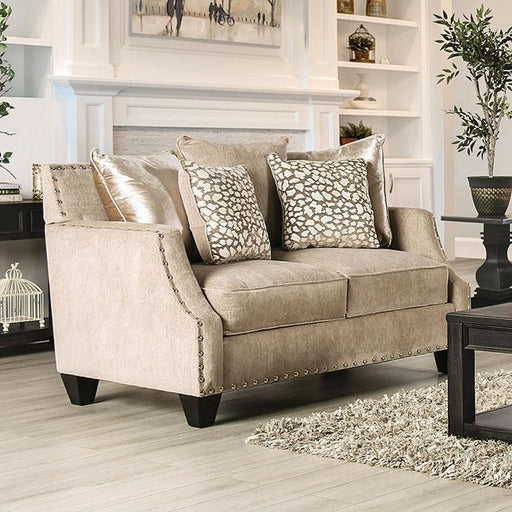 Hendon Loveseat Beige - The Mattress Center (Fresno,CA)