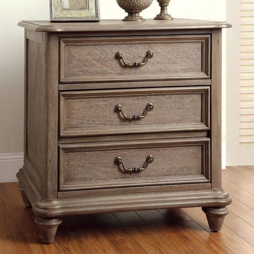 BELGRADE I Rustic Natural Tone Night Stand - The Mattress Center (Fresno,CA)