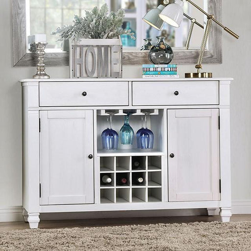 Kaliyah Antique White Server - The Mattress Center (Fresno,CA)