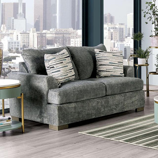 LEYTONSTONE Loveseat, Gray - The Mattress Center (Fresno,CA)
