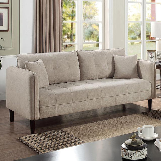 LYNDA Sofa w/ Pillows, Light Gray - The Mattress Center (Fresno,CA)