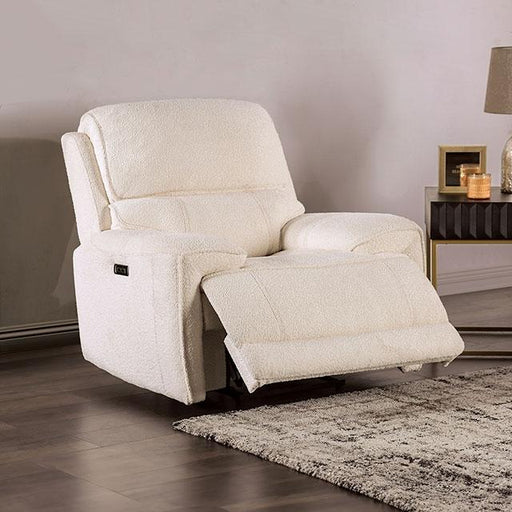 MORCOTE Power Recliner, Beige - The Mattress Center (Fresno,CA)