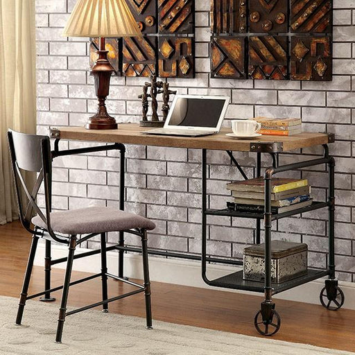OLGA Antique Black Desk - The Mattress Center (Fresno,CA)