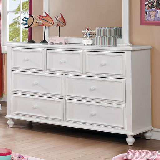 OLIVIA White Dresser - The Mattress Center (Fresno,CA)
