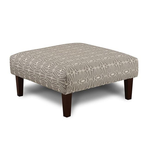 PARKER Gray/Pattern Ottoman - The Mattress Center (Fresno,CA)