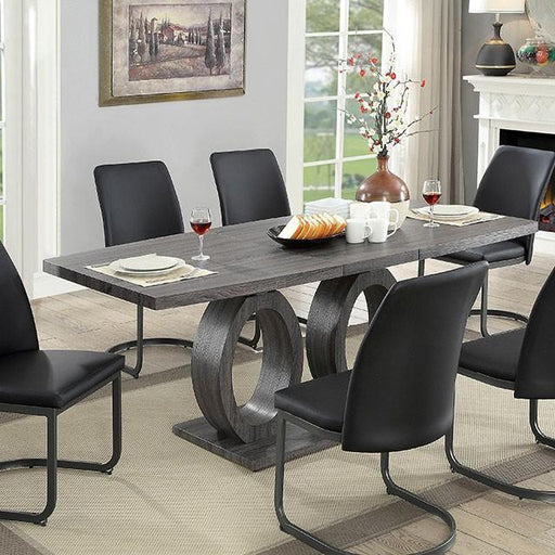 Saskia Gray Dining Table - The Mattress Center (Fresno,CA)