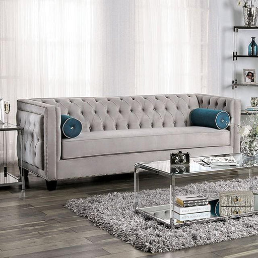Silvan Gray Sofa - The Mattress Center (Fresno,CA)