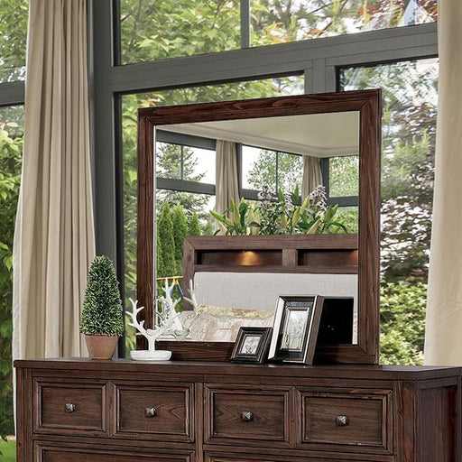 Tywyn Dark Oak Mirror - The Mattress Center (Fresno,CA)