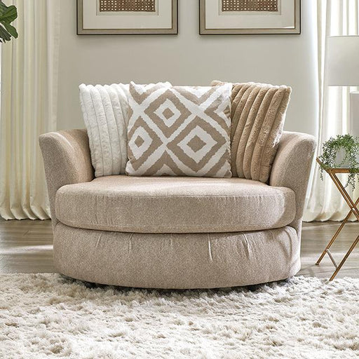 Loughlin Swivel Chair - The Mattress Center (Fresno,CA)