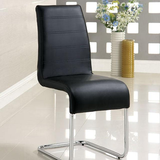 Mauna Black Side Chair - The Mattress Center (Fresno,CA)