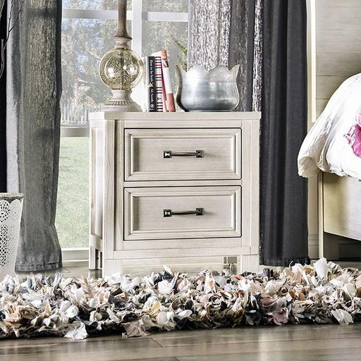 Tywyn Antique White Night Stand - The Mattress Center (Fresno,CA)