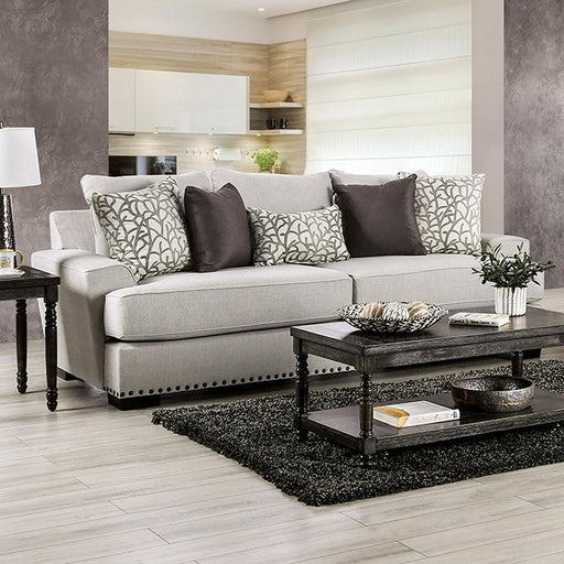 PICOTEE Sofa, Light Gray/Black - The Mattress Center (Fresno,CA)