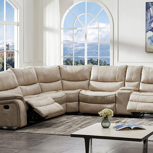 JEROMINUS Sectional, Beige - The Mattress Center (Fresno,CA)