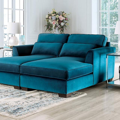 PEREGRINE Sectional, Teal - The Mattress Center (Fresno,CA)