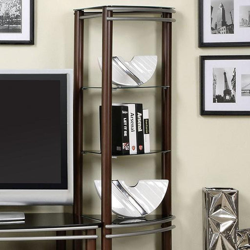 Silver Creek Brown/Silver 2 Pc. Pier Shelves (1 Pair) - The Mattress Center (Fresno,CA)