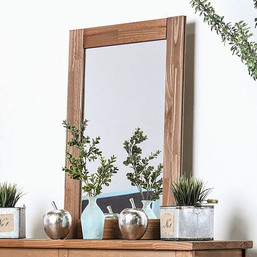 Lea Mahogany Mirror - The Mattress Center (Fresno,CA)