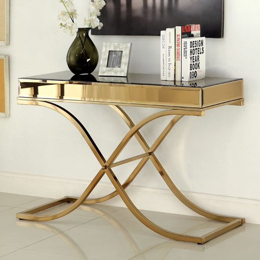 SUNDANCE Brass Sofa Table, Brass - The Mattress Center (Fresno,CA)