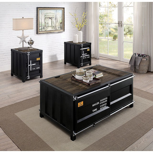 Dicargo Coffee Table Black - The Mattress Center (Fresno,CA)