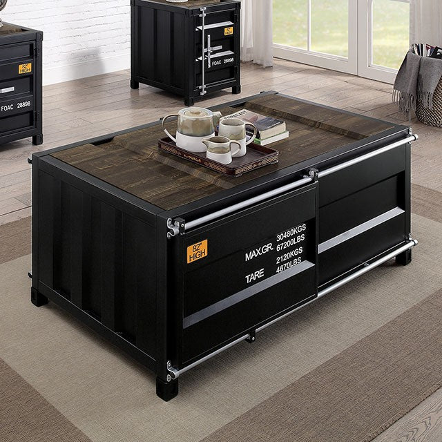 Dicargo Coffee Table Black - The Mattress Center (Fresno,CA)