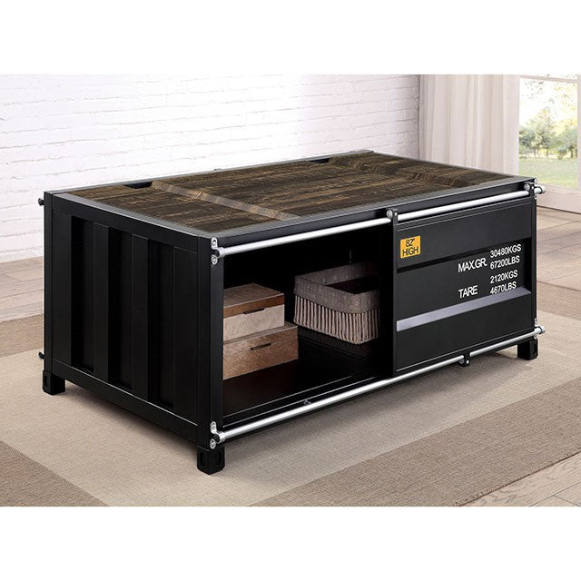 Dicargo Coffee Table Black - The Mattress Center (Fresno,CA)