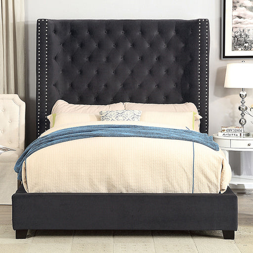 Rosabelle Bed Black, Grey, & Ivory - The Mattress Center (Fresno,CA)