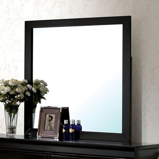 Louis Philippe Mirror Black - The Mattress Center (Fresno,CA)