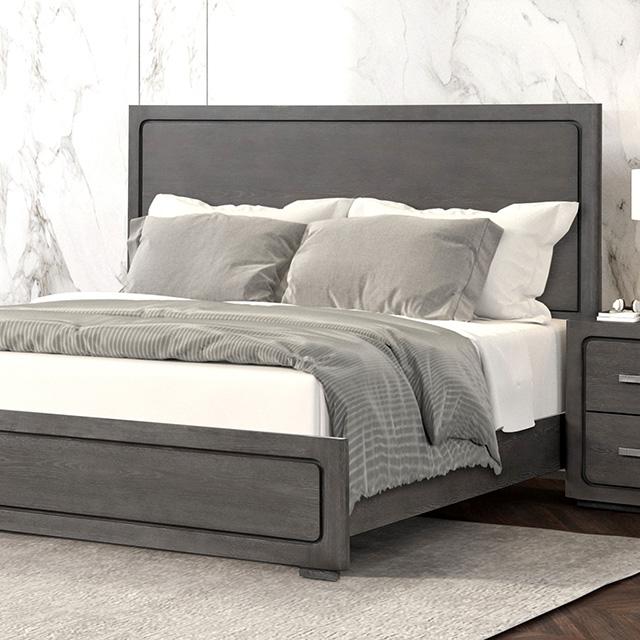 Crowthorne Bed White & Grey