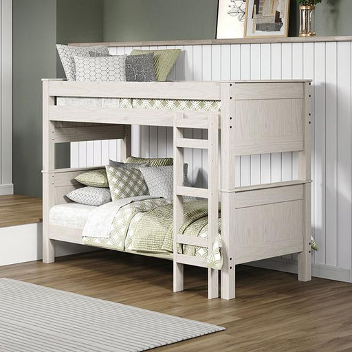 Albani Twin/Twin Post Bunkbed - The Mattress Center (Fresno,CA)