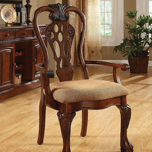 George Town Cherry Arm Chair (2/CTN) - The Mattress Center (Fresno,CA)