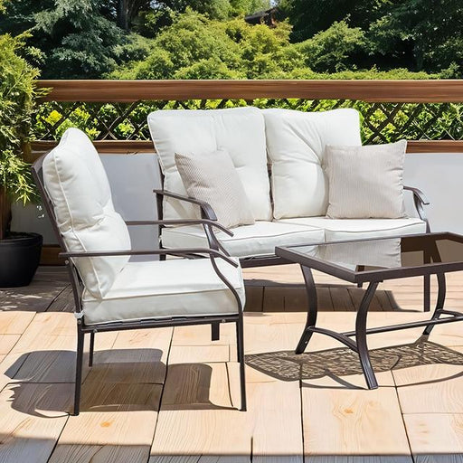 Arezzo 5 Pc. Outdoor Furniture Set - The Mattress Center (Fresno,CA)