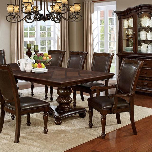 Alpena Brown Cherry Dining Table - The Mattress Center (Fresno,CA)