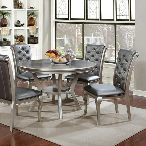 Amina Champagne Round Table - The Mattress Center (Fresno,CA)