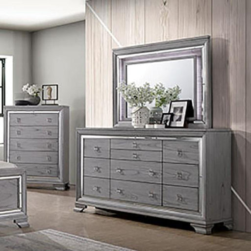 Alanis Light Gray Dresser - The Mattress Center (Fresno,CA)