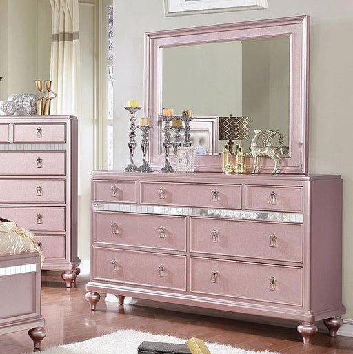 Ariston Rose Gold Dresser - The Mattress Center (Fresno,CA)