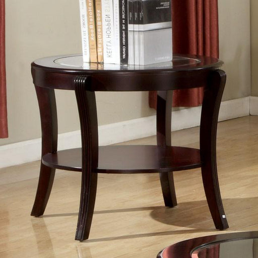 FINLEY Espresso End Table - The Mattress Center (Fresno,CA)