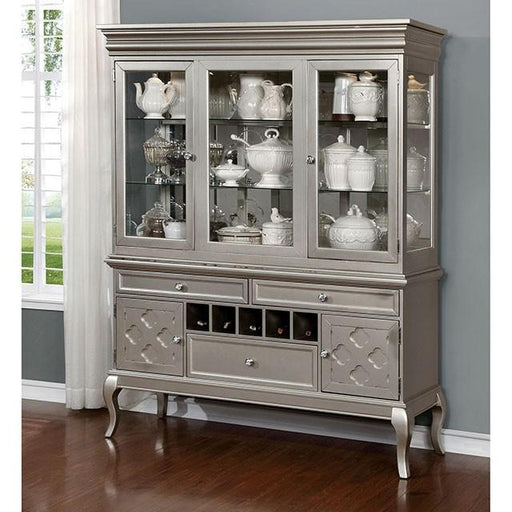 Amina Champagne Hutch & Buffet - The Mattress Center (Fresno,CA)