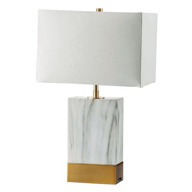 White Marble/Gold