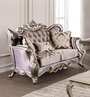 Albacete Loveseat Campage & Walnut - The Mattress Center (Fresno,CA)