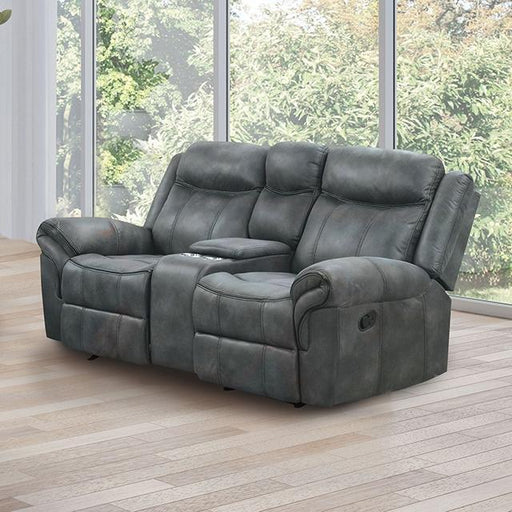 Agata Glider Recliner Loveseat - The Mattress Center (Fresno,CA)