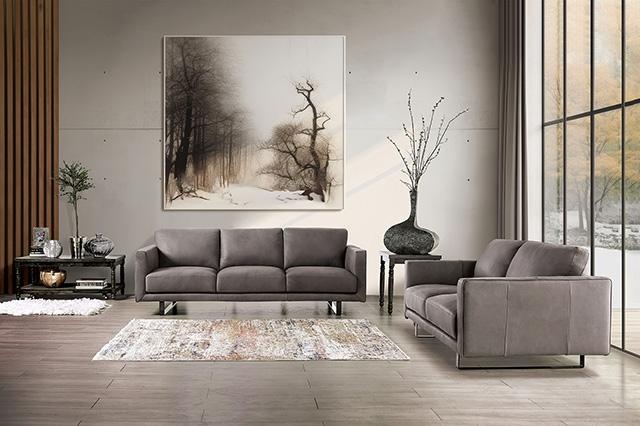 Mezzanotte Loveseat Gray