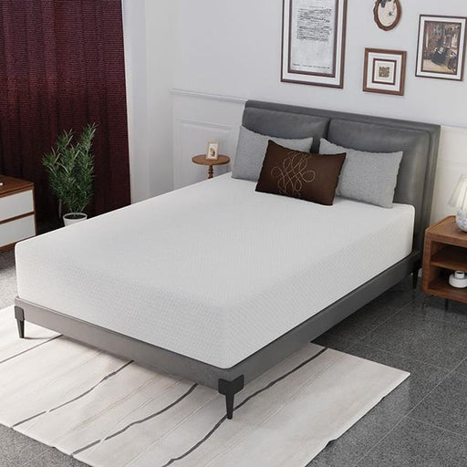 Forsythia 12" Full Green Tea Gel Memory Foat - The Mattress Center (Fresno,CA)