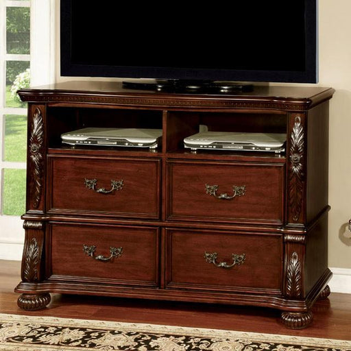 ARTHUR Brown Cherry Media Chest - The Mattress Center (Fresno,CA)