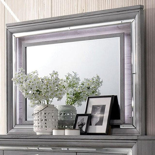 Alanis Light Gray Mirror - The Mattress Center (Fresno,CA)